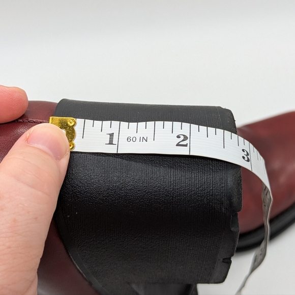 Bare Traps Wear Ever Red Leather Sidewinder Wedge Heel Slip On Loafer 6.5 - Picture 10 of 10